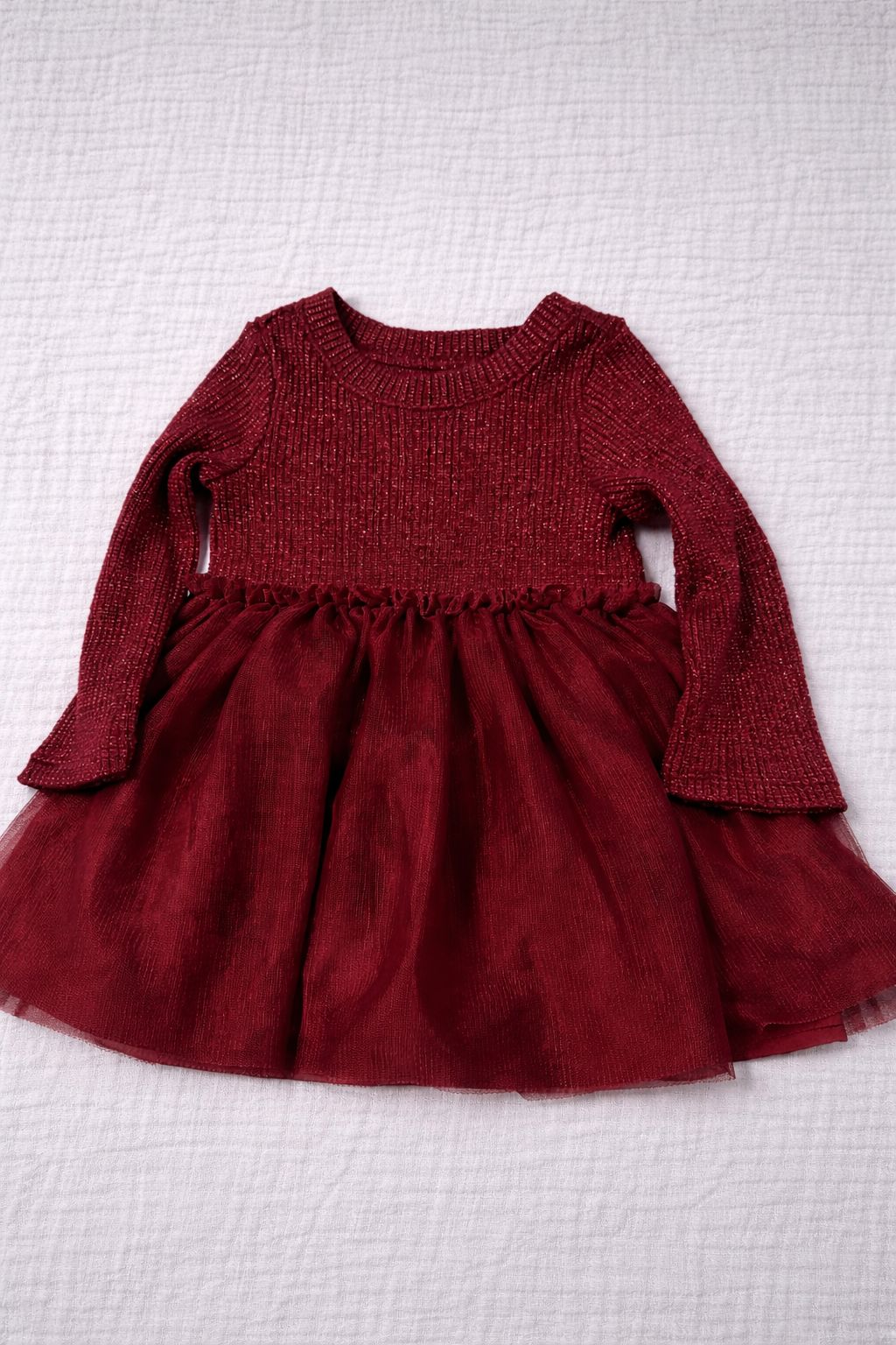 Vestido vino de 6-12 meses