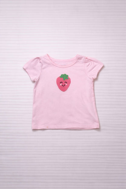 Camiseta de fresa 24 meses