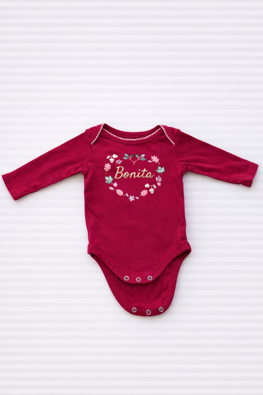 Body 0-3 meses Bonita