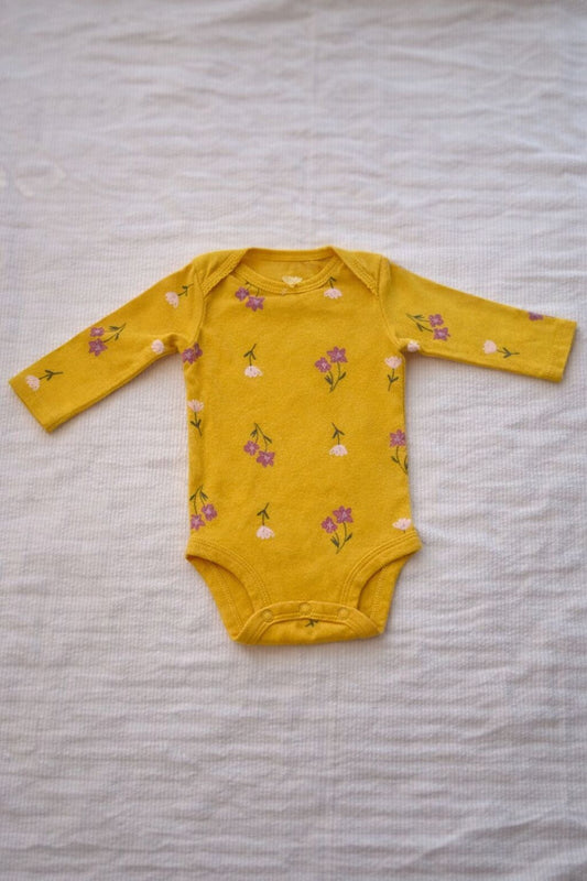 Body manga larga de 0-3 meses