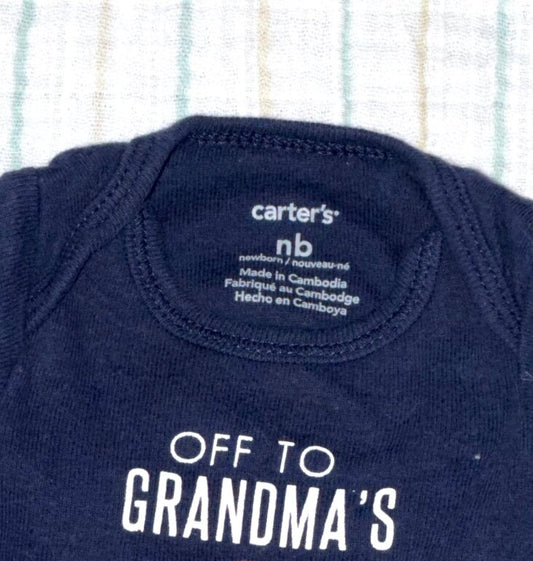 Body azul recien nacido